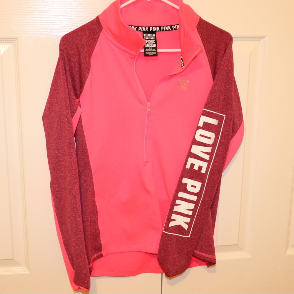 VS PINK half zip